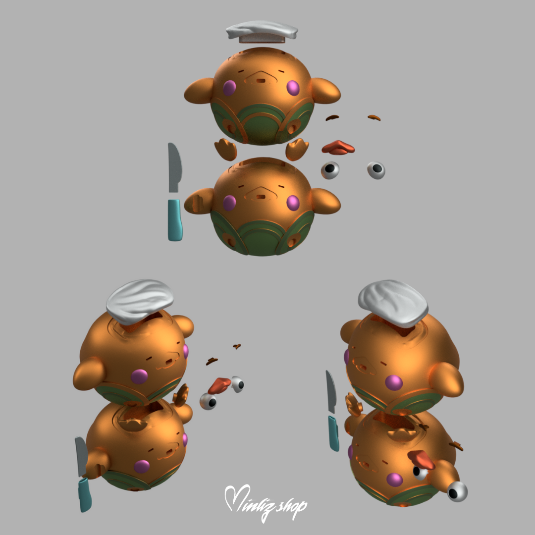 3D Model | Ahri Spirit Blossom Springs League of Legends Accessories