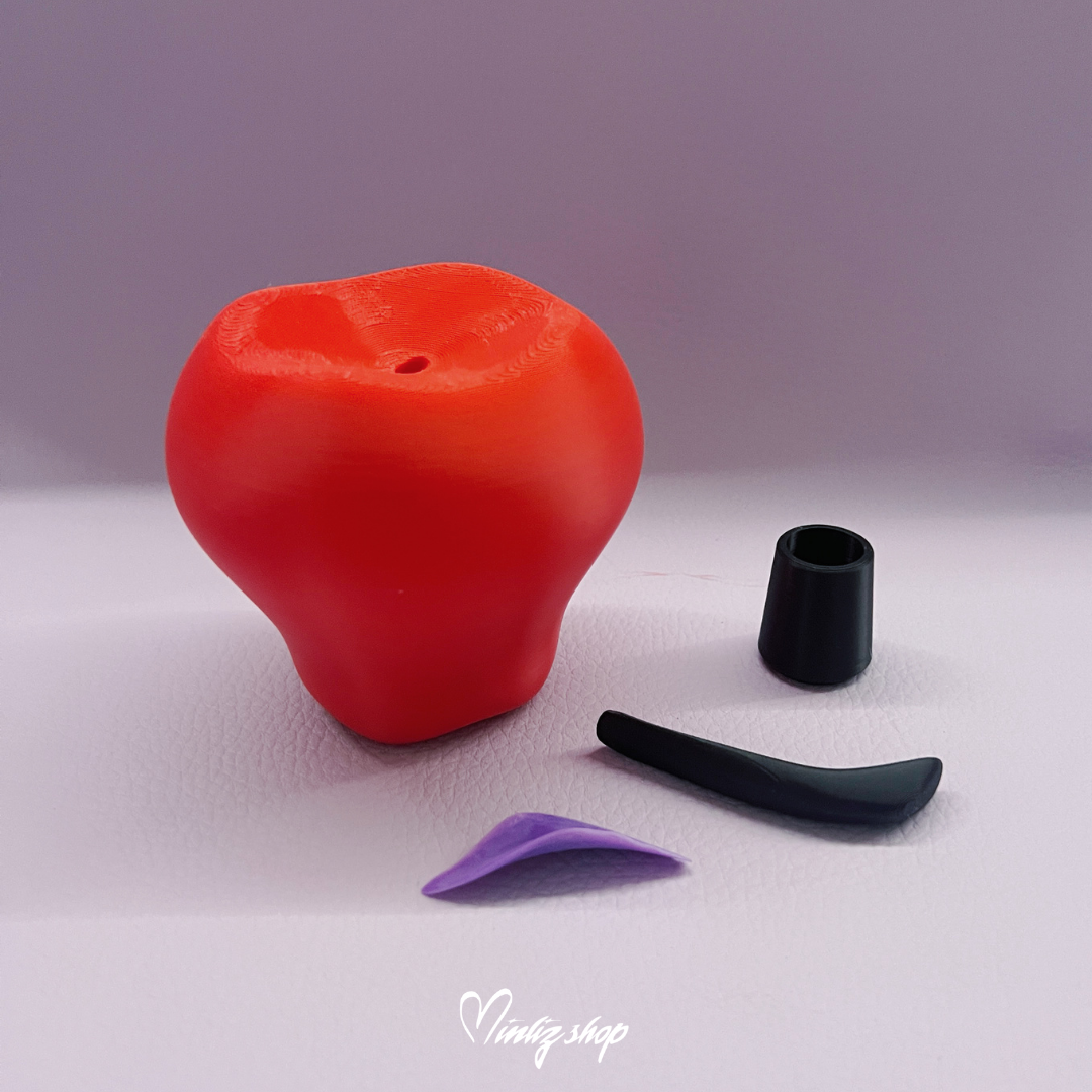 3D Printed Kit | Hazbin Hotel Lucifer Morningstar Apple Cane Staff