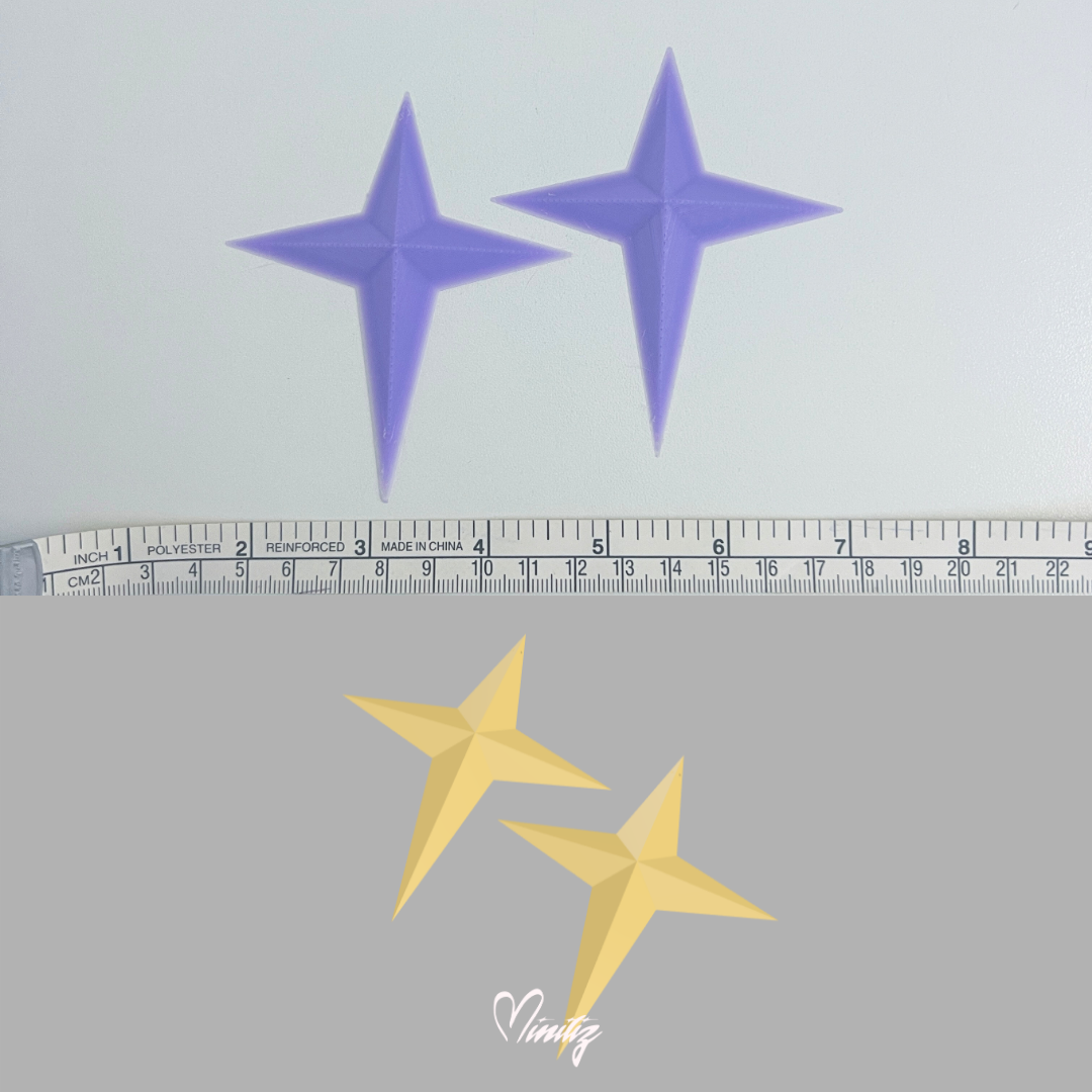 3D Printed Kit | Princess Harmony Rosalina brooch, earrings and magic wand