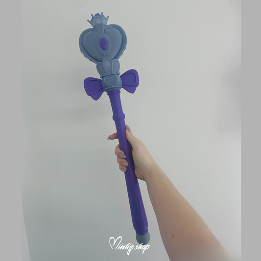 3D Printed Kit | Sailor Moon Spiral Heart Moon Rod Crystal version