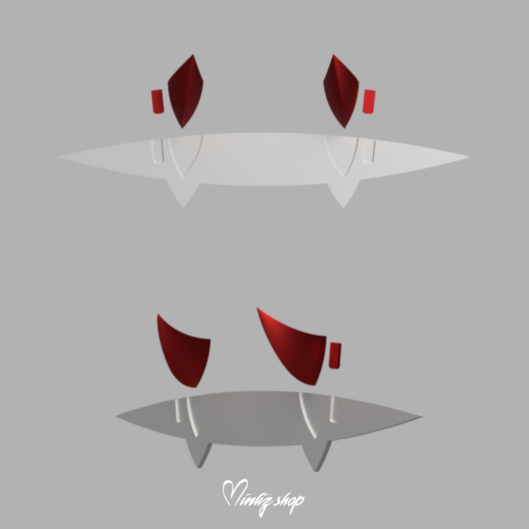 3D Model | Zero Two headband from Darling in the Franxx