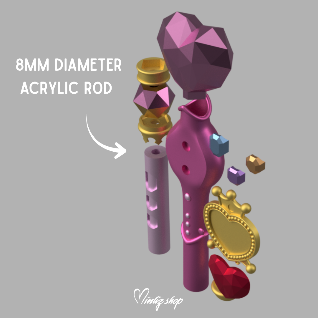 3D Model | Sugar Sugar Rune - Chocola Wand Anime version