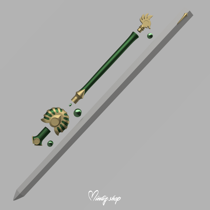 3D Model | Fuu Hououji Sword - Magic Knight Rayearth