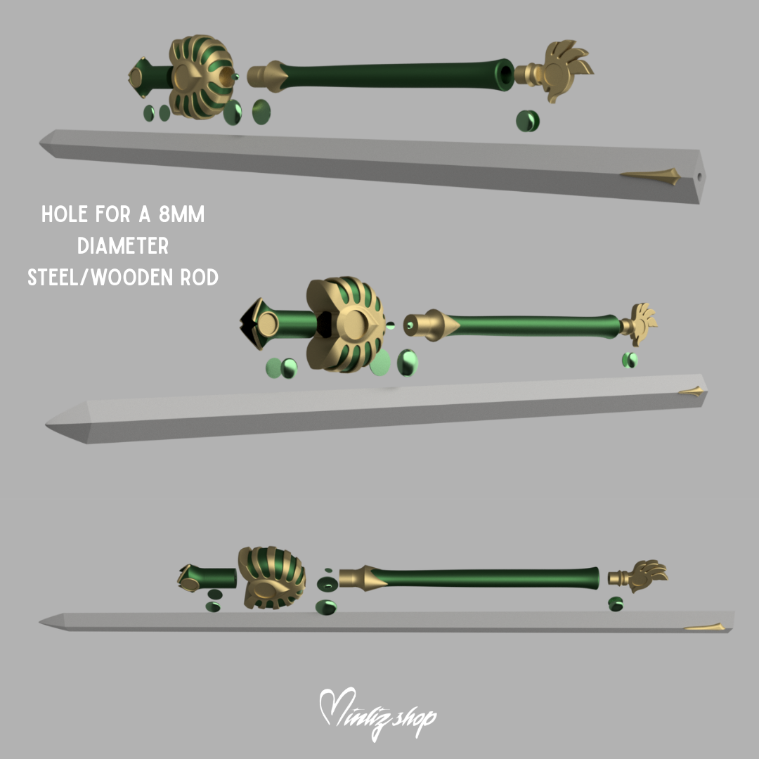 3D Model | Fuu Hououji Sword - Magic Knight Rayearth