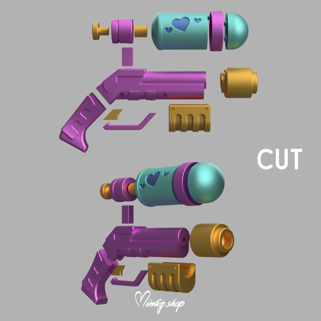 3D Model | League of Legends - Pool Party Miss Fortune Weapon