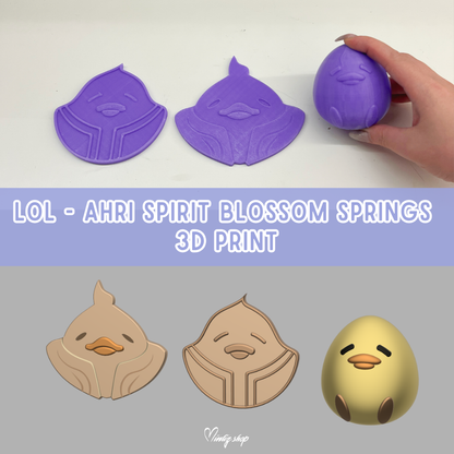 3D Printed Kit | Ahri Spirit Blossom Springs League of Legends Accessories