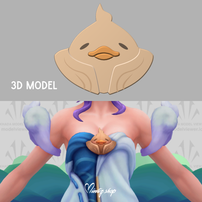 3D Model | Ahri Spirit Blossom Springs League of Legends Accessories