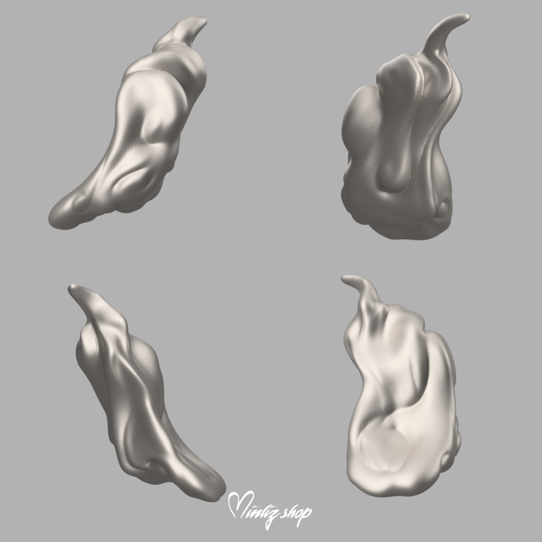 3D Model | Ahri Spirit Blossom Springs League of Legends Accessories
