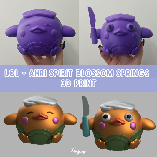 3D Printed Kit | Ahri Spirit Blossom Springs League of Legends Accessories