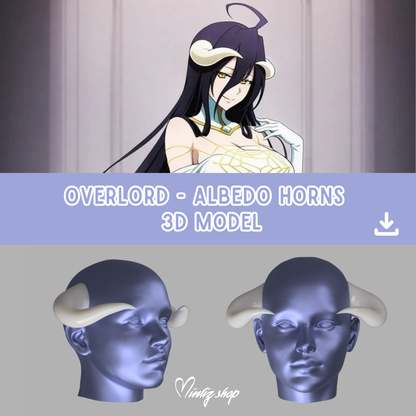 3D Model | Albedo Horns Overlord