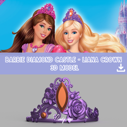 3D Model | Barbie and The Diamond Castle - Liana Crown