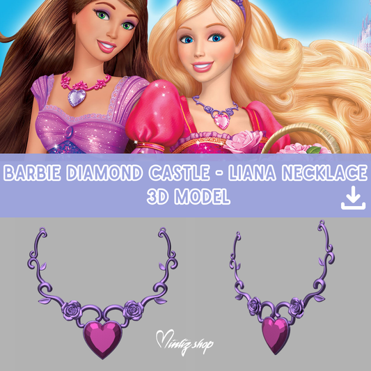 3D Model | Barbie and the Diamond Castle - Liana Necklace