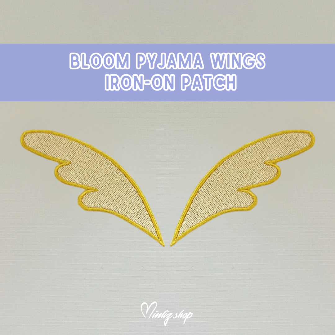 Iron-On Embroidery Patch - Winx Club Bloom's Pyjama wings