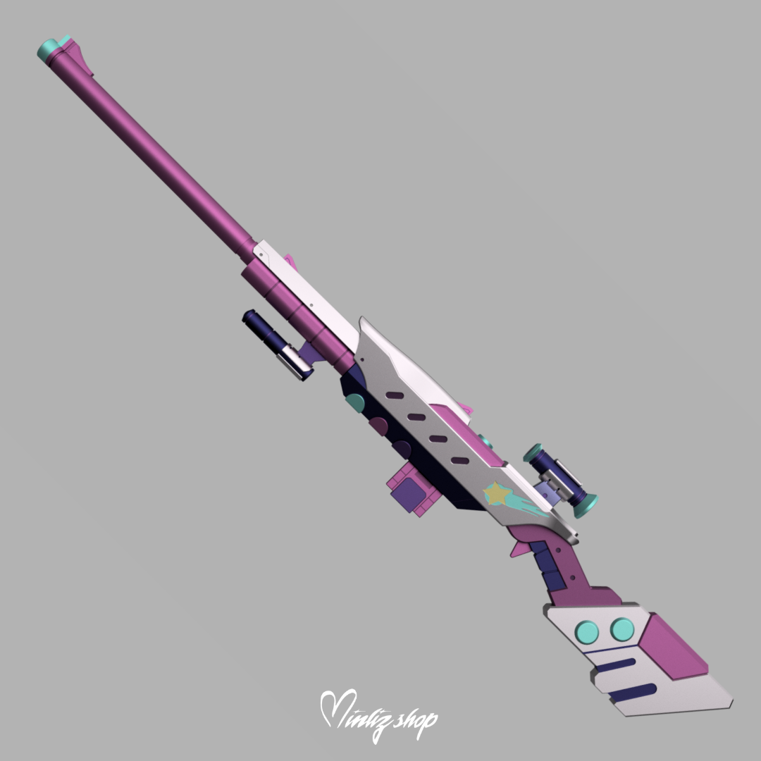 3D Printed Kit | Caitlyn Arcade Weapon League of Legends