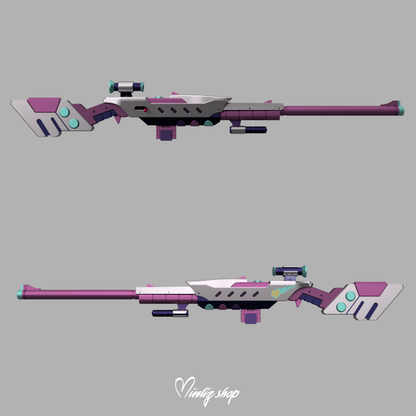 3D Model | Caitlyn Arcade Weapon League of Legends