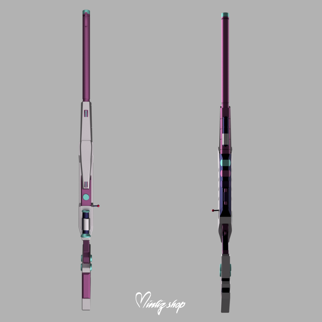 3D Model | Caitlyn Arcade Weapon League of Legends