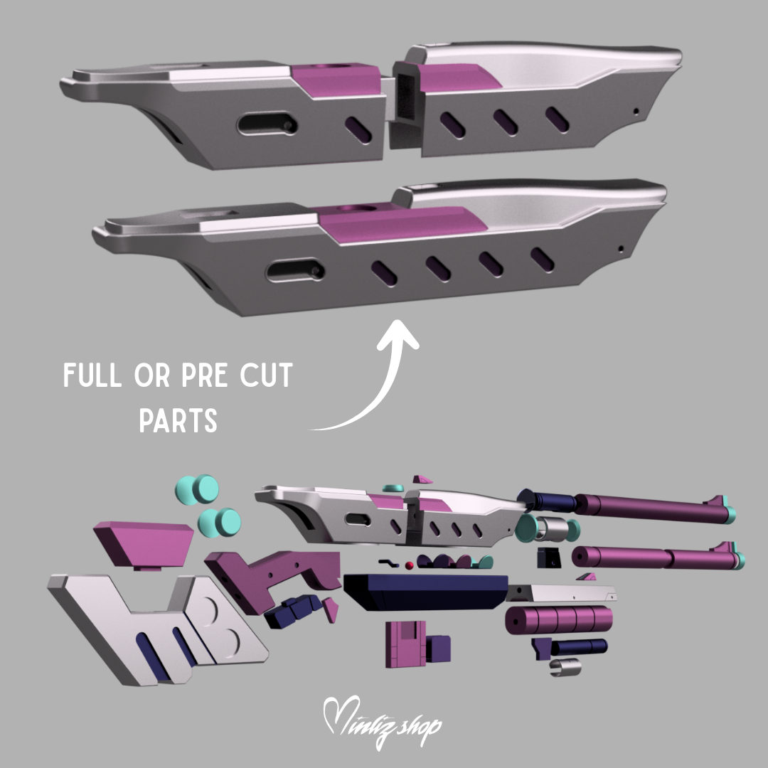 3D Printed Kit | Caitlyn Arcade Weapon League of Legends