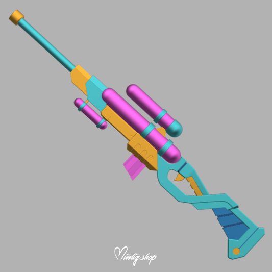 3D Model | Caitlyn Pool Party Weapon League of Legends