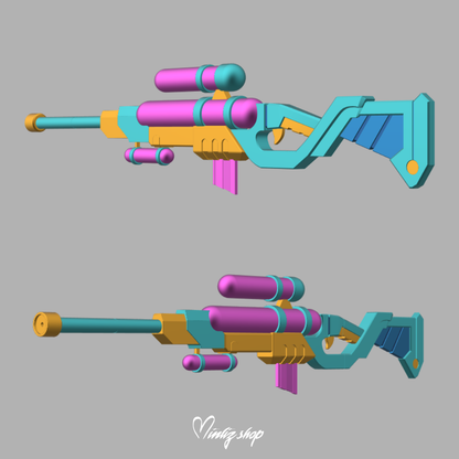 3D Model | Caitlyn Pool Party Weapon League of Legends