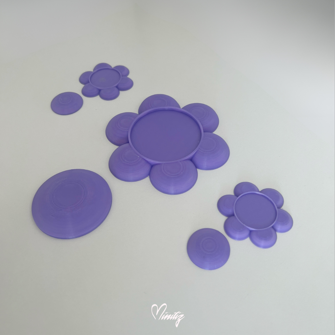 3D Printed Kit | Princess Daisy brooch and earrings