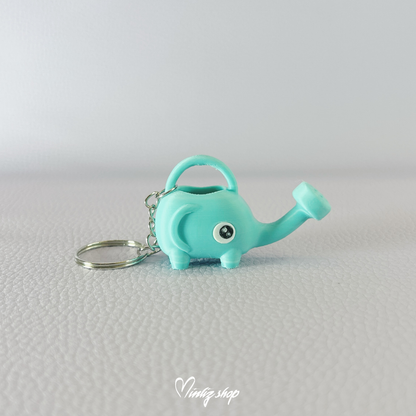 Elephant Wathering Can Keychain from Animal Crossing