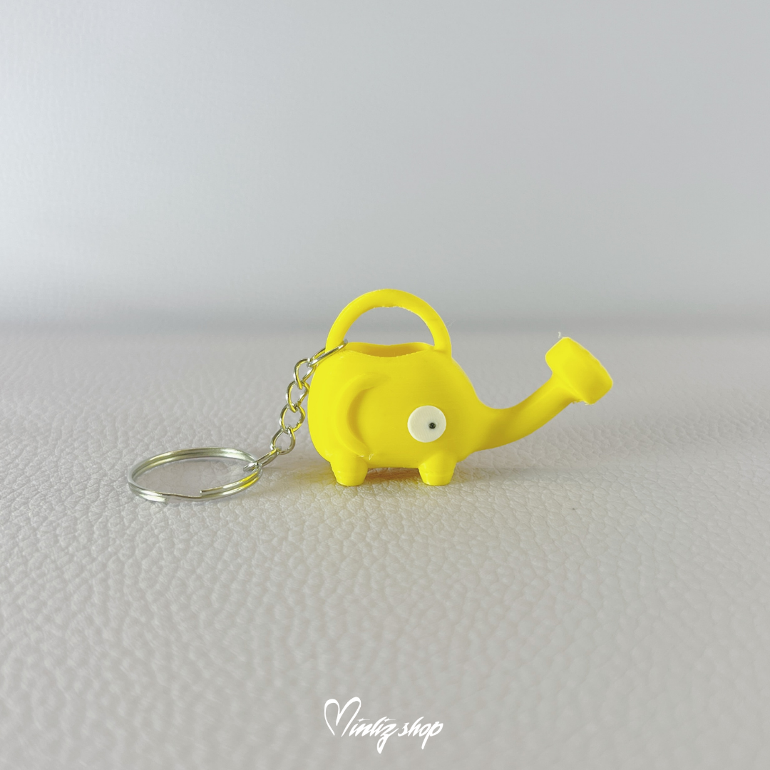 Elephant Wathering Can Keychain from Animal Crossing