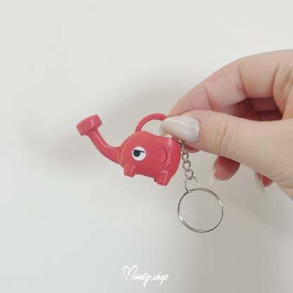 Elephant Wathering Can Keychain from Animal Crossing