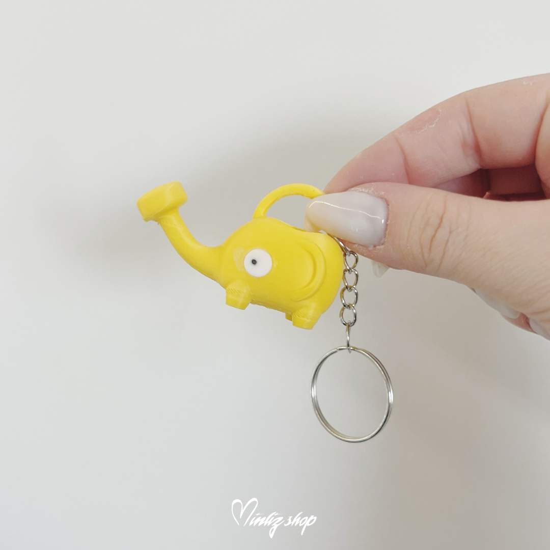 Elephant Wathering Can Keychain from Animal Crossing