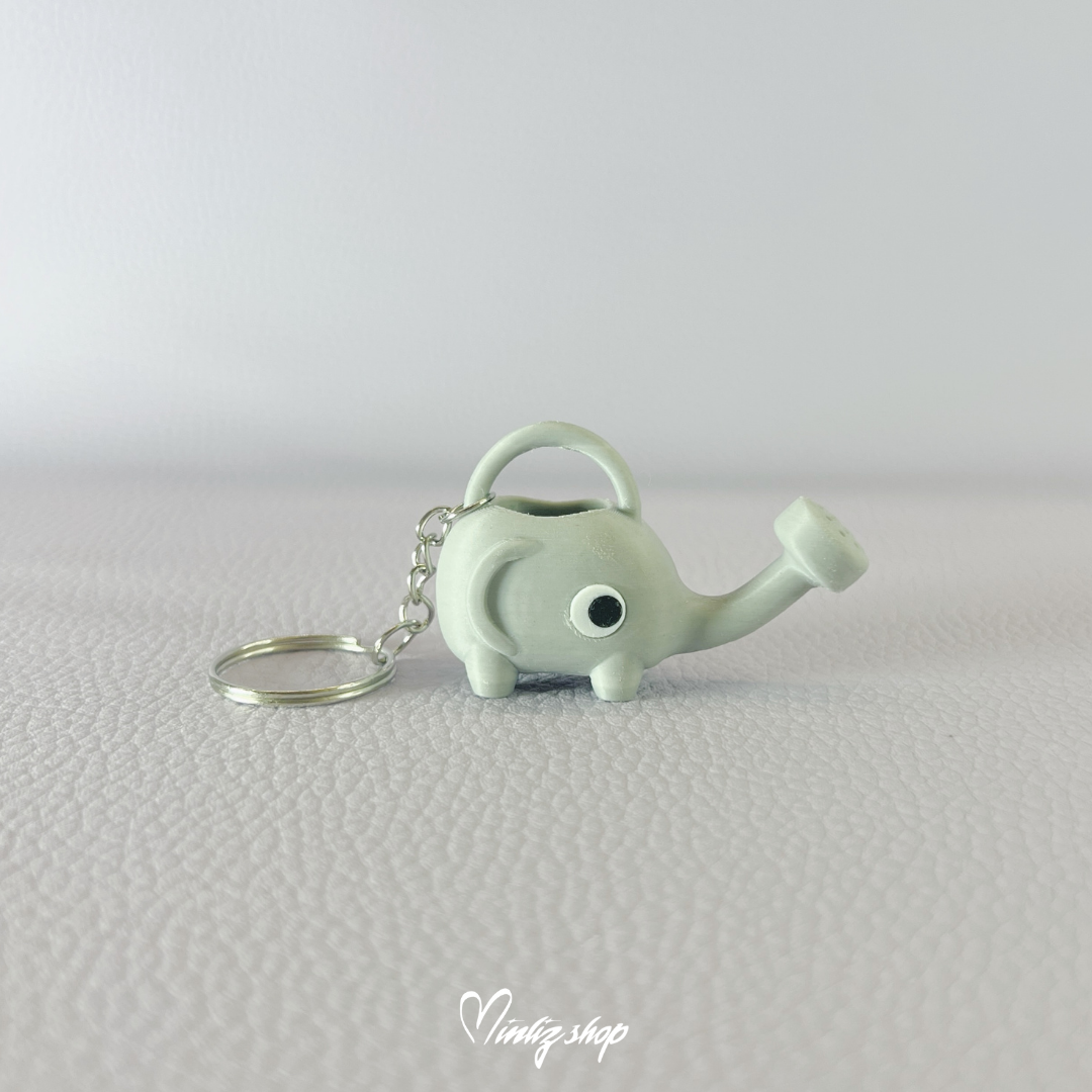 Elephant Wathering Can Keychain from Animal Crossing