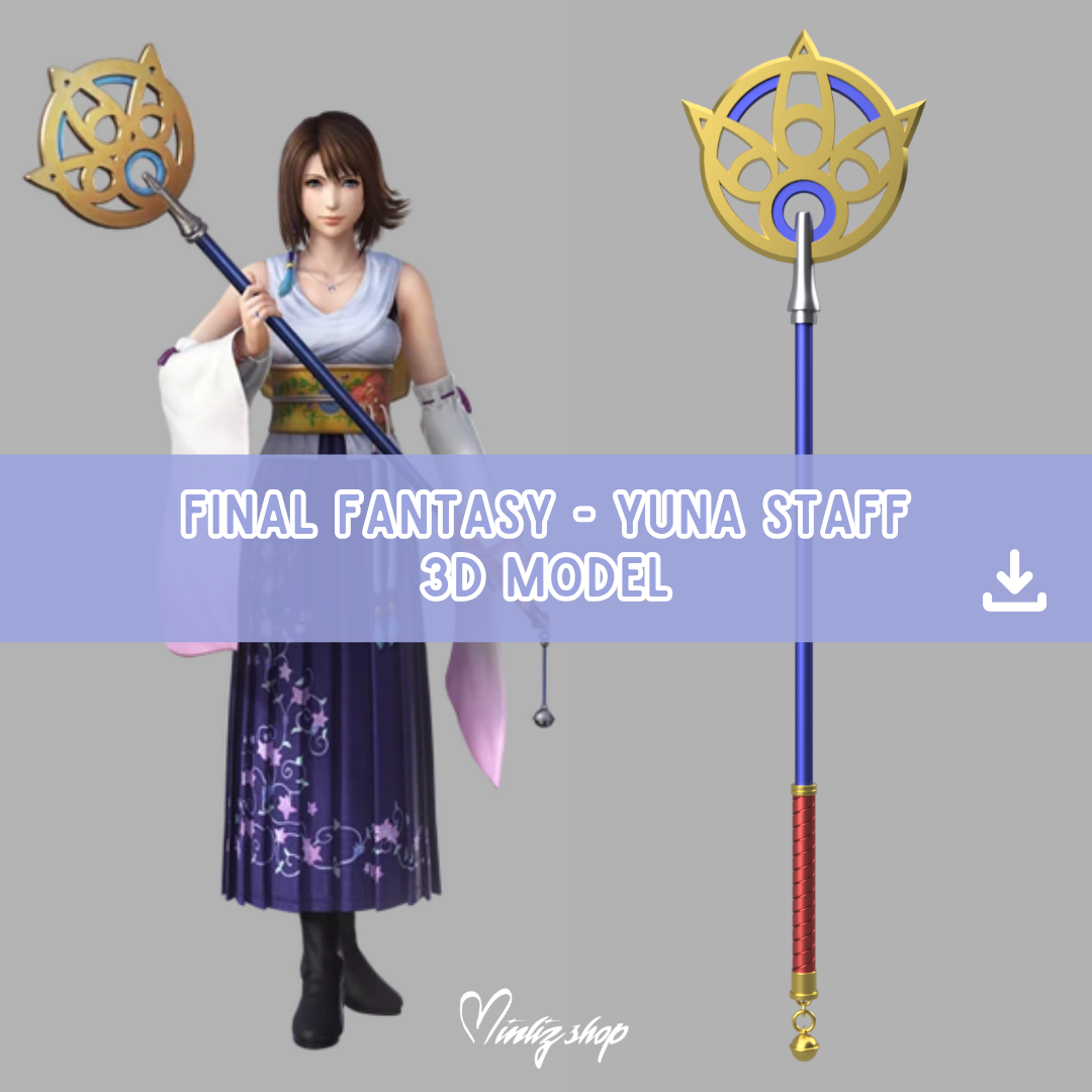 3D Model | Yuna Staff - Final Fantasy