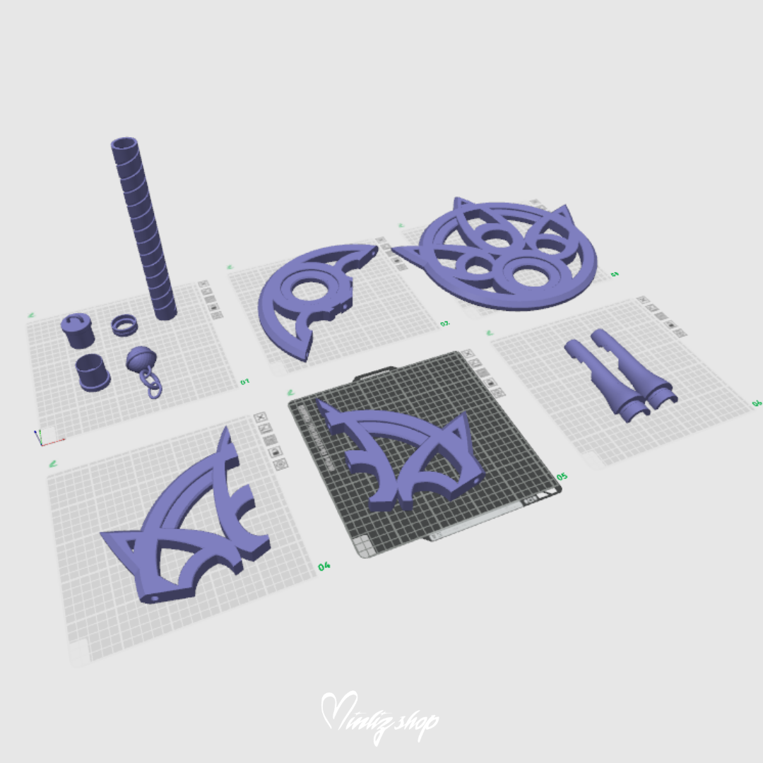 3D Model | Yuna Staff - Final Fantasy
