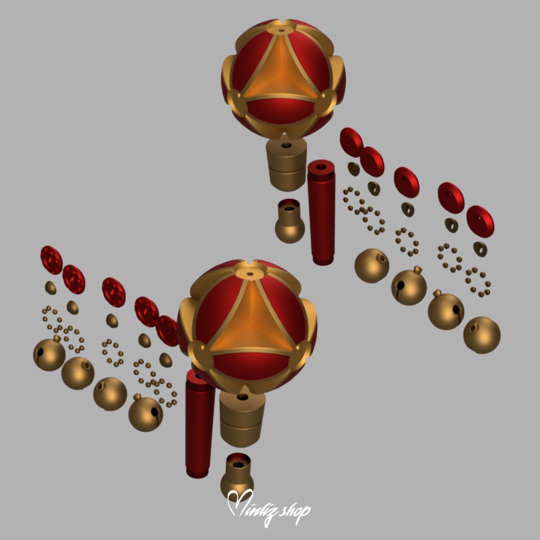 3D Model | Firecracker Seraphine Microphone League of Legends