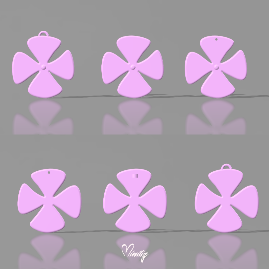 3D Model | Winx Club Necklace Flora Charmix / Magic Winx