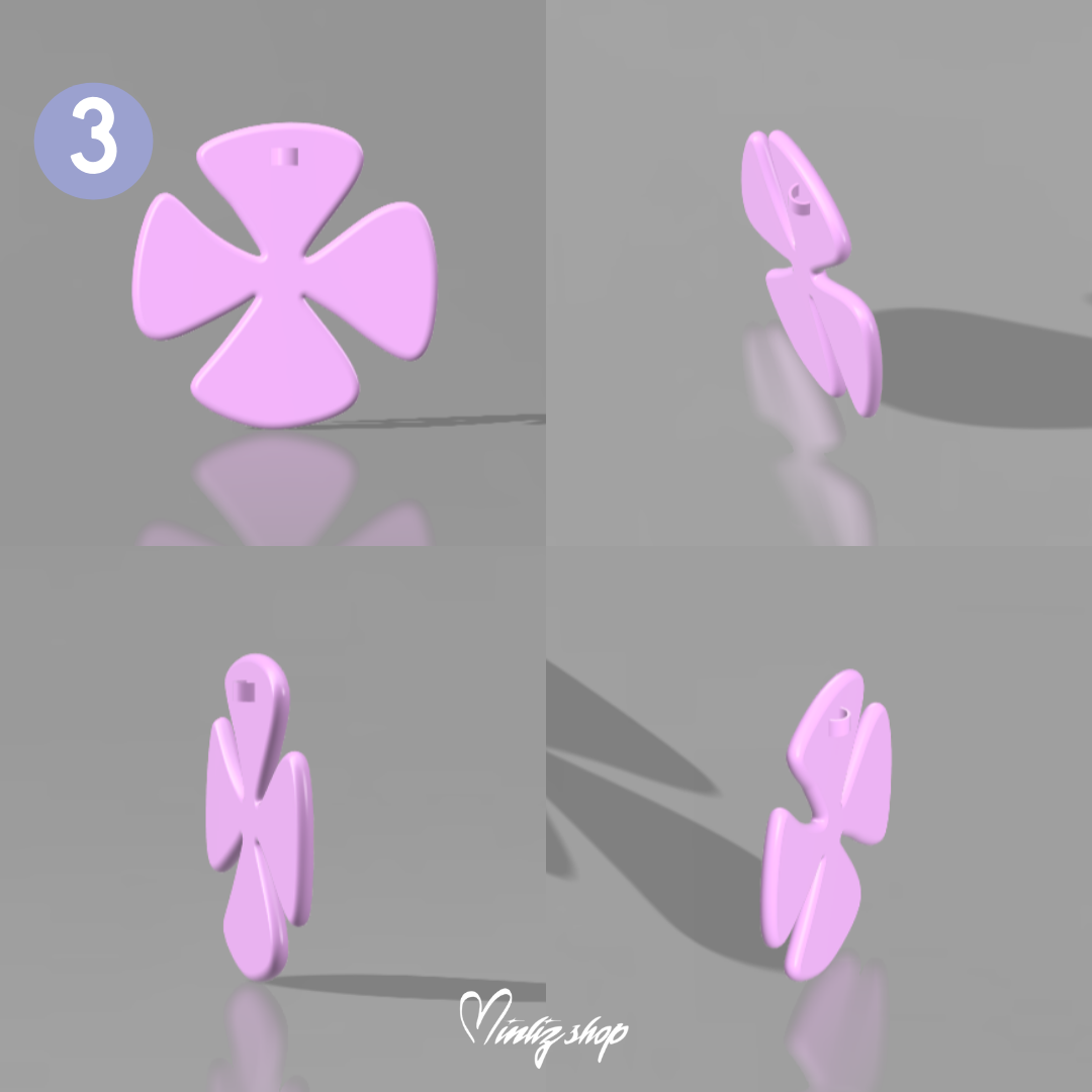 3D Model | Winx Club Necklace Flora Charmix / Magic Winx