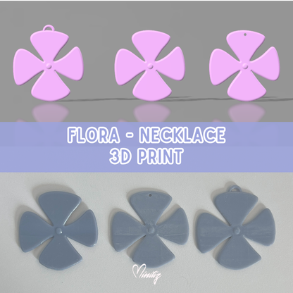 3D Print | Winx Club Necklace Flora Charmix / Magic Winx