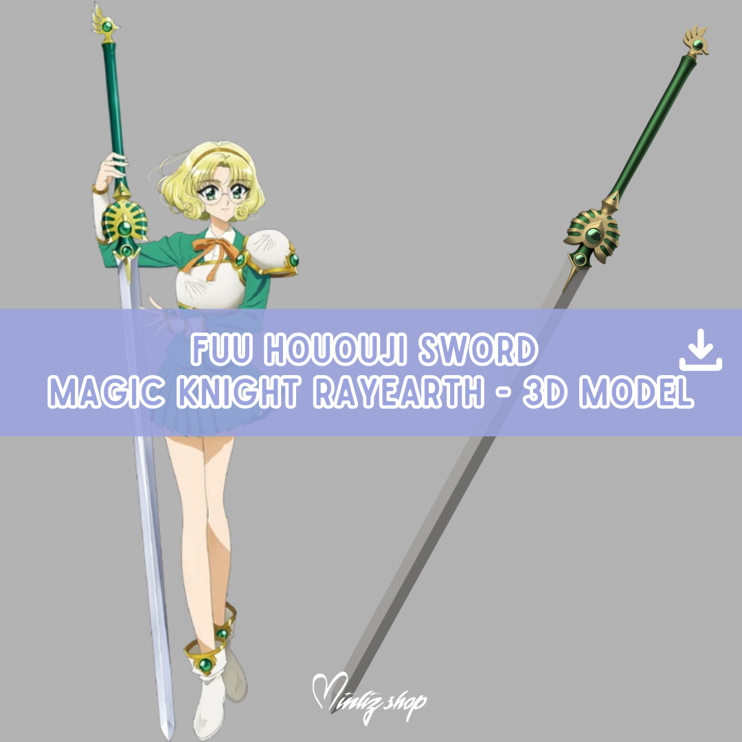 3D Model | Fuu Hououji Sword - Magic Knight Rayearth
