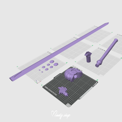 3D Model | Fuu Hououji Sword - Magic Knight Rayearth