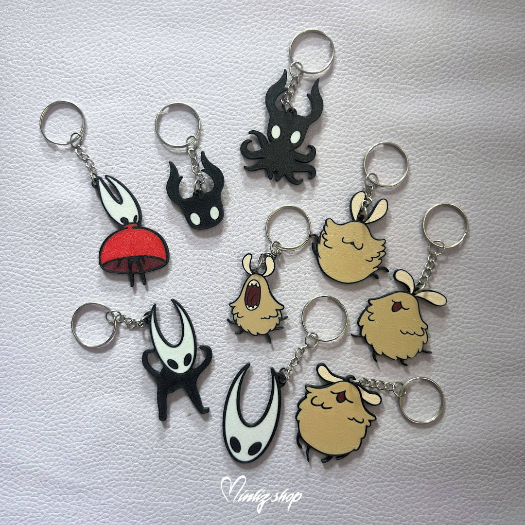 Hollow Knight / Silksong Keychains