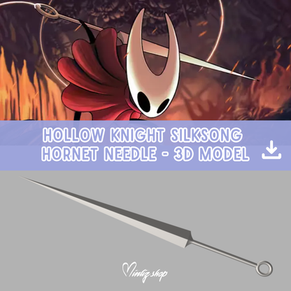 3D Model | Hollow Knight Silksong Hornet Needle / Weapon