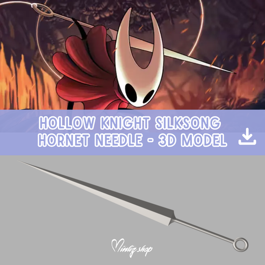 3D Model | Hollow Knight Silksong Hornet Needle / Weapon