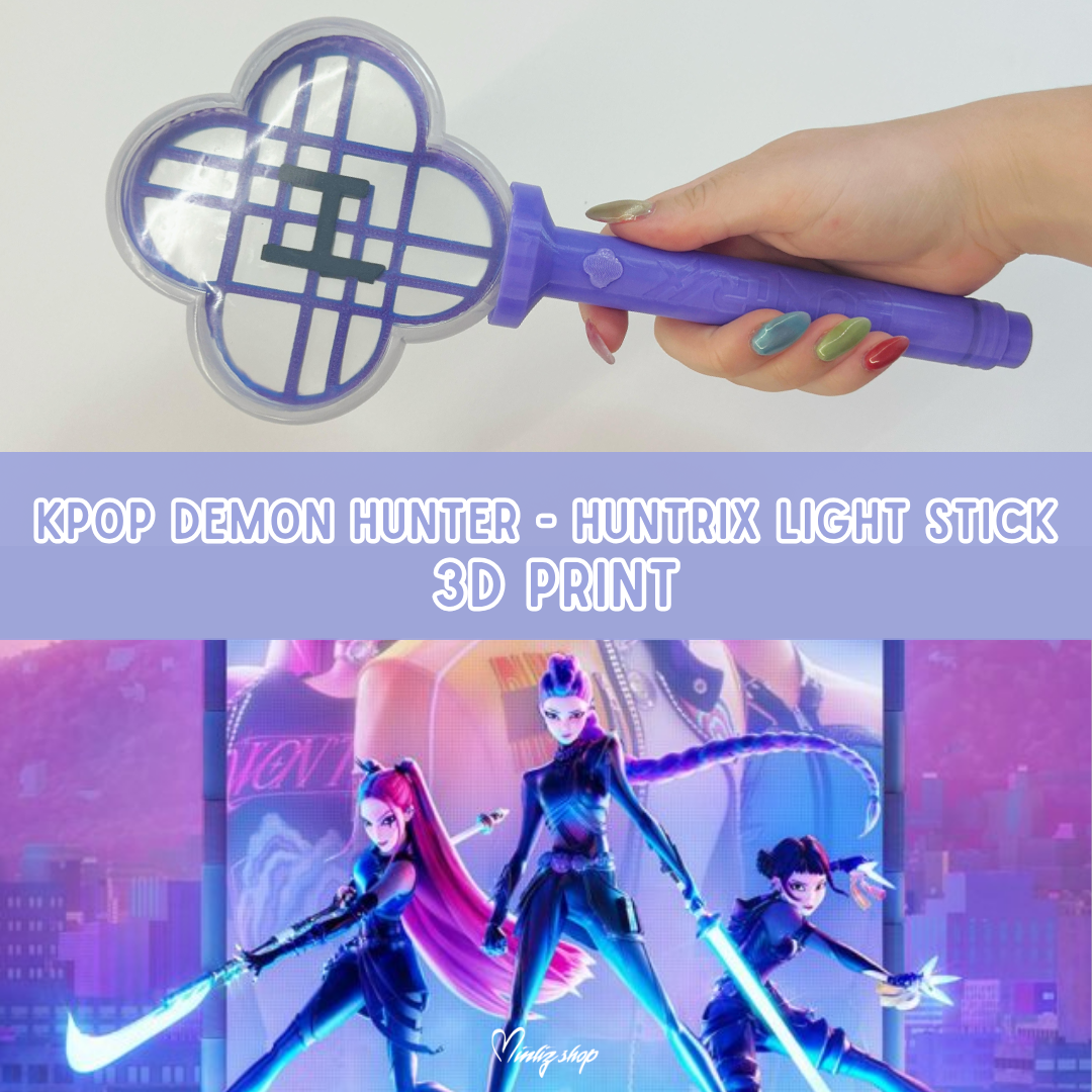 3D Printed Kit | Kpop Demon Hunters Light stick Huntrix
