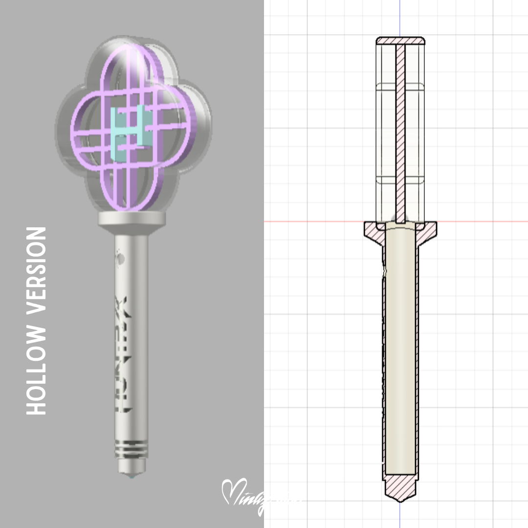 3D Model | Kpop Demon Hunters Huntrix light stick