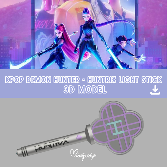 3D Model | Kpop Demon Hunters Huntrix light stick