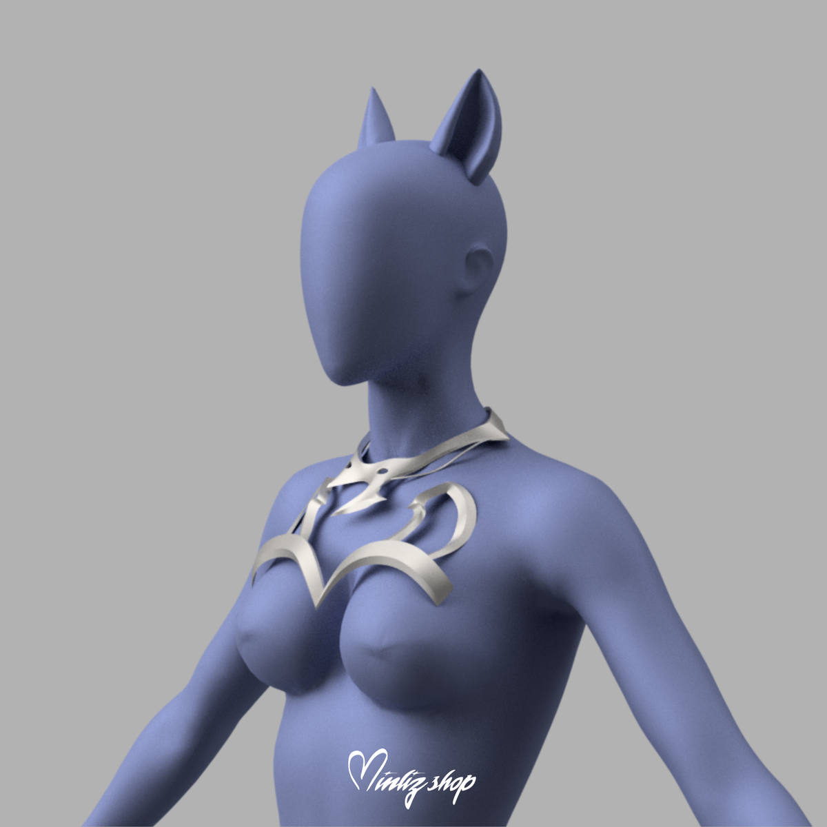 3D Model | KDA Ahri Firestarter Top and Collar
