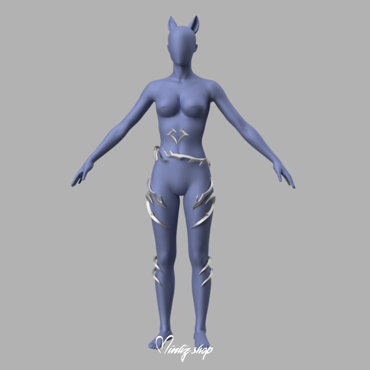 3D Model | KDA Ahri Firestarter Pants Accessories