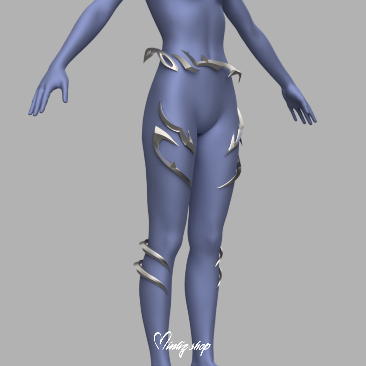 3D Model | KDA Ahri Firestarter Pants Accessories