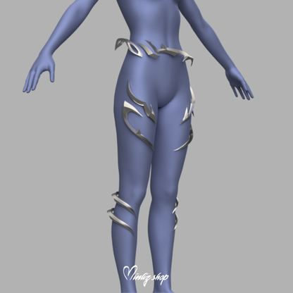 3D Model | KDA Ahri Firestarter Pants Accessories