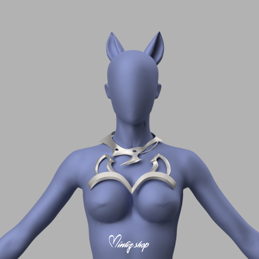 3D Model | KDA Ahri Firestarter Top and Collar