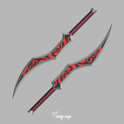 3D Model | Katarina Weapon Prestige Masque of the Black Rose League of Legends.