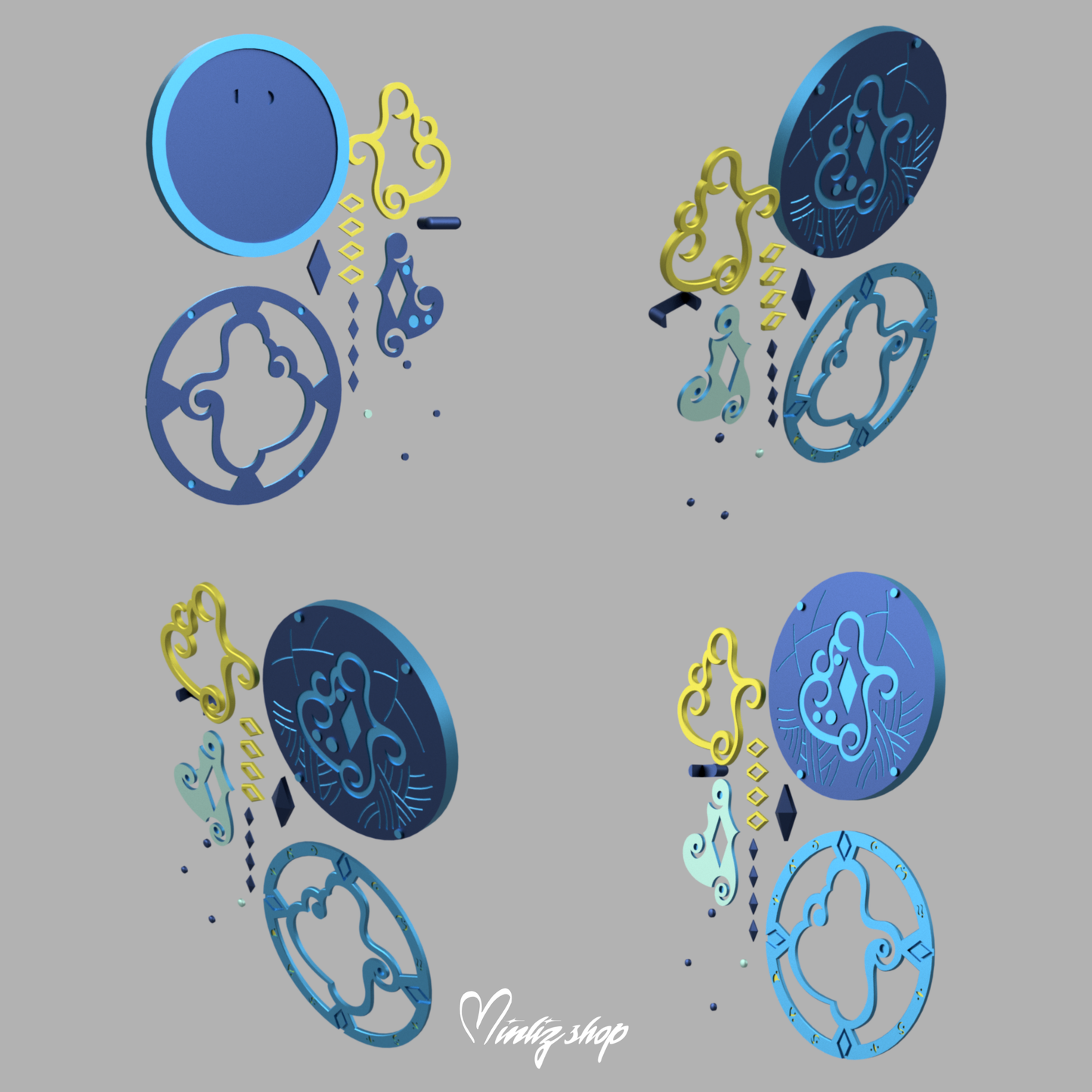 3D Model | Lolirock - Izira's Medallion